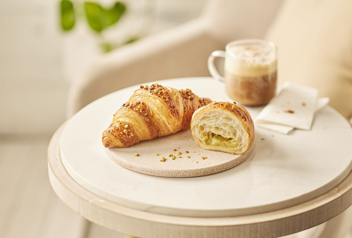 Ready-to-Bake Fine Butter Pistachio Croissant by Bridor