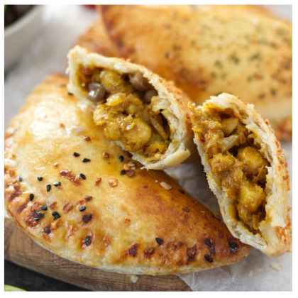 Vegan Chickpea Tagine Empanada