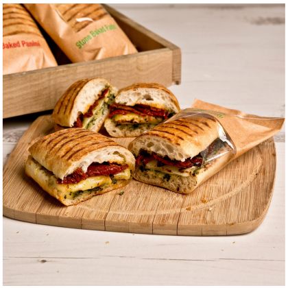 Pierre's | Pesto Mozzerella & Sun Dried Tomato Stone Baked Panini