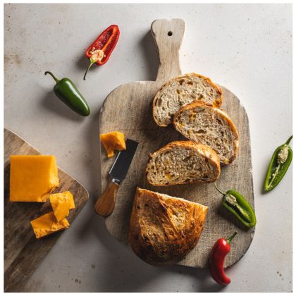 Cuisine de France Extra Mature Cheddar & Jalapeno Bloomer with Sourdough