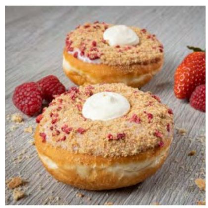 Cuisine de France | Strawberry Cheesecake Puddle Donut