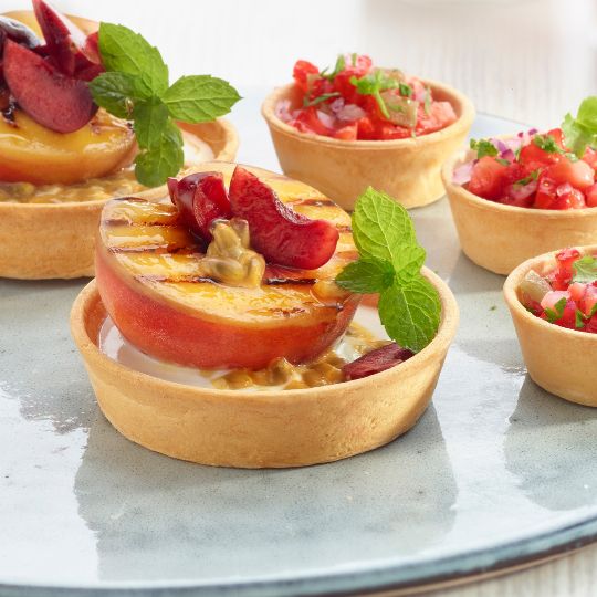 Pidy | Ready-to-Fill 8.3cm Small Gluten-Free Neutral Pastry Tart Cases