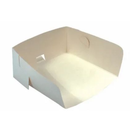 Plain White Service Trays 152x152x64mm