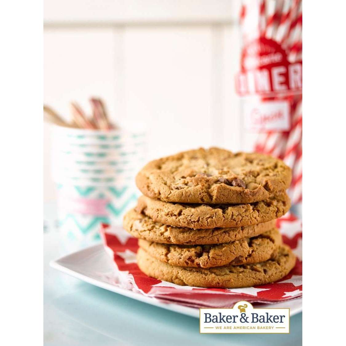 Baker & Baker | Supreme | Ready-To-Bake Milk Chocolate Cookie Pucks (90x50gm) | 4.5kg